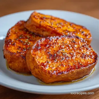 Savory Baked Sweet Potato Halves: 40 Min Recipe Card