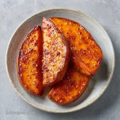 Savory Baked Sweet Potato Halves: 40 Min