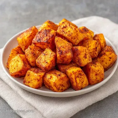 Spicy Sweet Potato Chaat in 25 Minutes Recipe Card