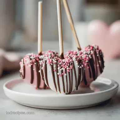 Valentines Day Oreo Pops Recipe for 18 Recipe Card