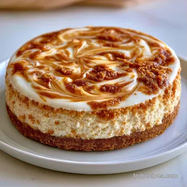 Biscoff Swirl Cheesecake: 30 Minutes Recipe Card