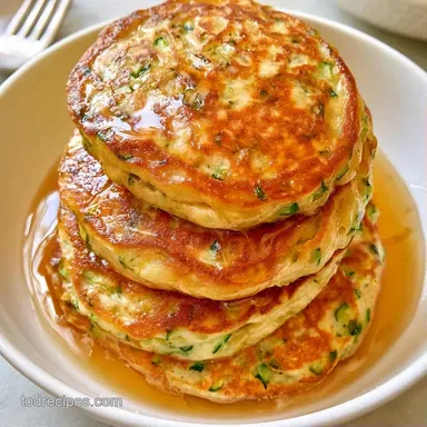 Zucchini Bread Pancakes for 4 Servings Recipe Card