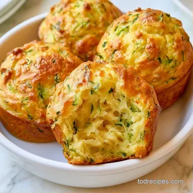 Zucchini Muffins in 40 Minutes Recipe Card