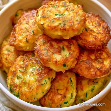 Zucchini Potato Fritters in 35 Minutes Recipe Card