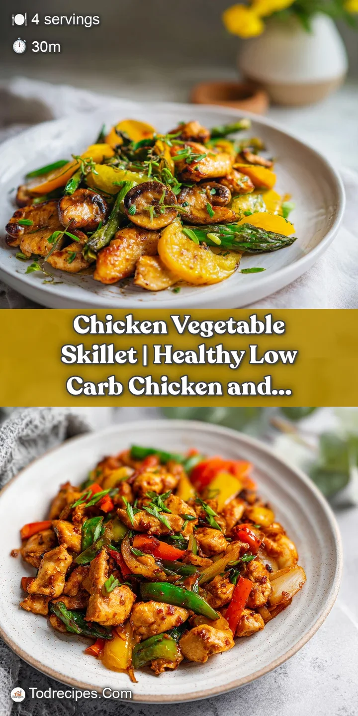 Close-up of golden-brown chicken bites with bright broccoli and red peppers glistening.