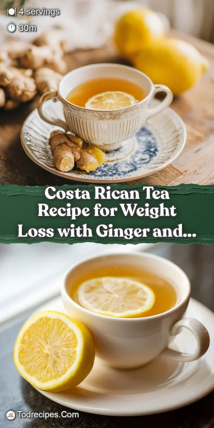 Close-up of hot, golden tea swirling around translucent ginger slices and a bright yellow lemon wedge in a clear glass mug...