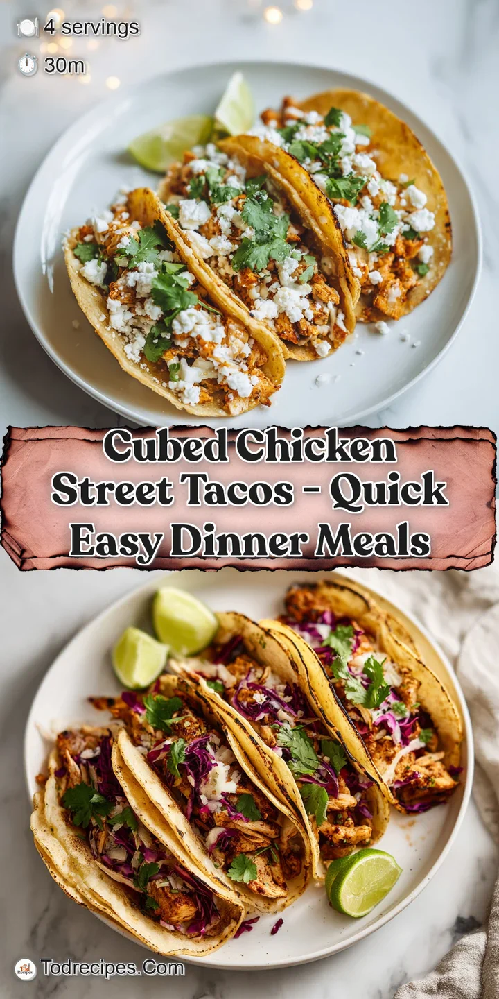 Juicy, seasoned chicken spilling from a warm corn tortilla, topped with fresh cilantro and a drizzle of creamy sauce.