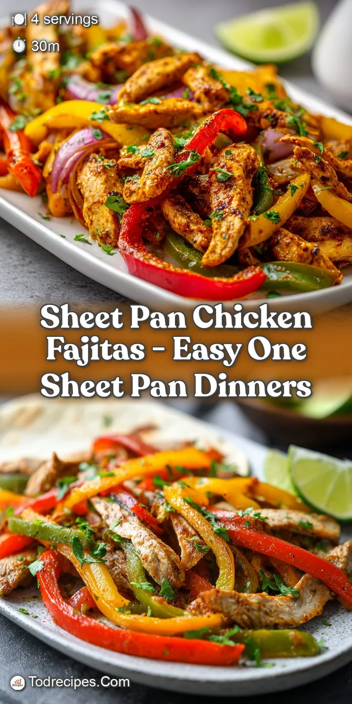 Close-up of juicy, browned chicken thigh strips nestled among charred bell peppers. A burst of vibrant color and smoky aro...