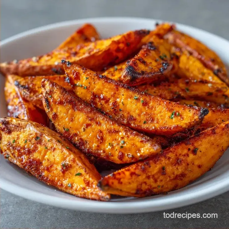 Air Fryer Sweet Potato Wedges: Extra Crispy