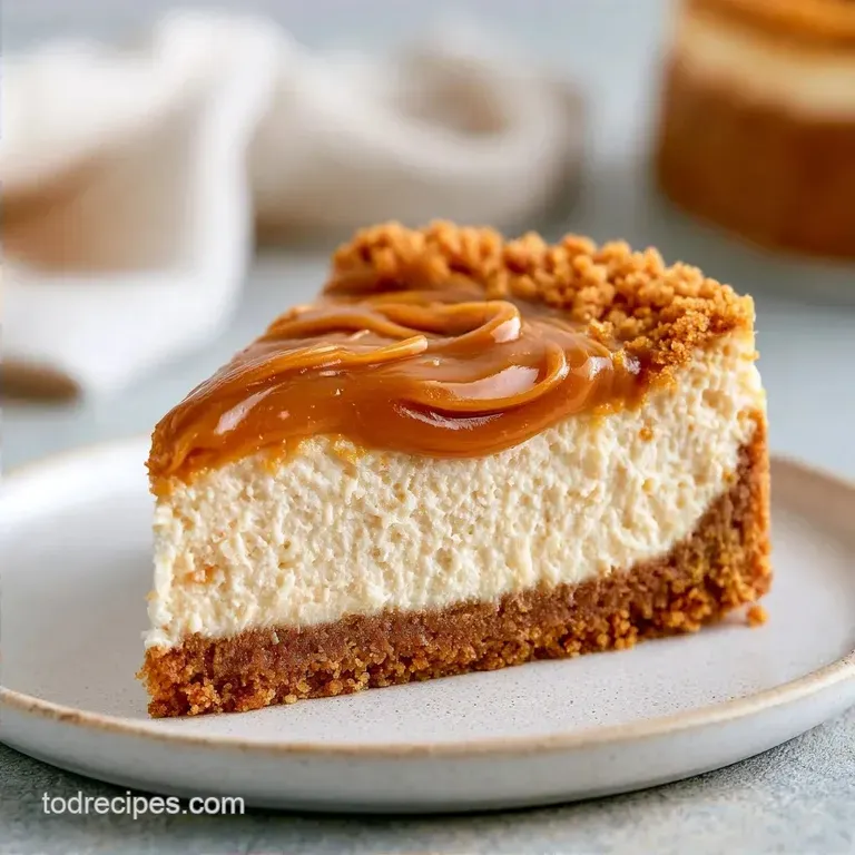 Baked Biscoff Cheesecake: Creamy