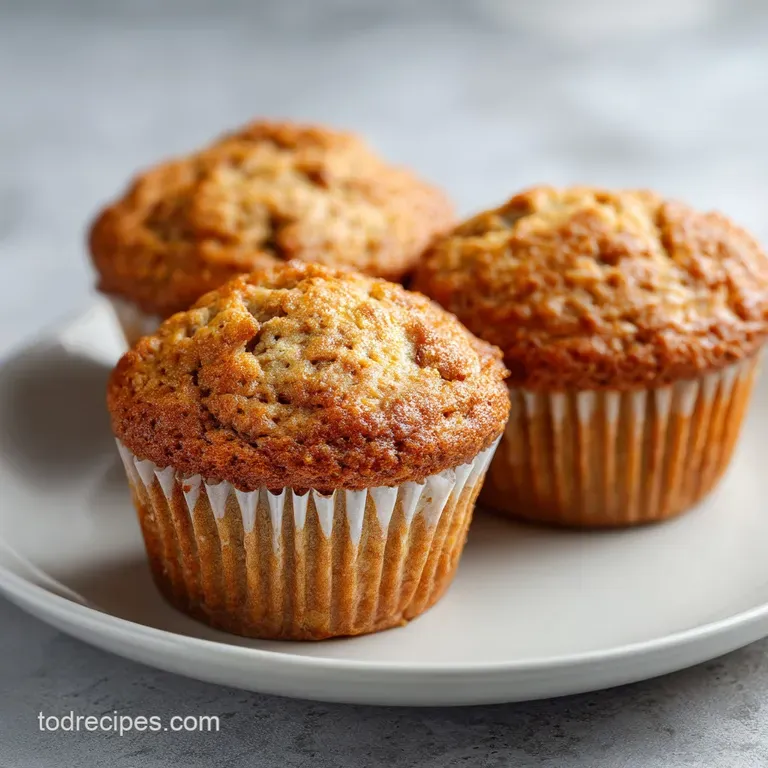 Banana Oatmeal Muffins: Moist & Tender