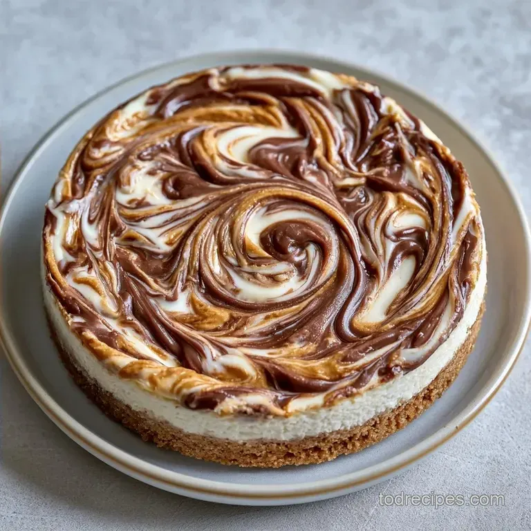 Biscoff and Nutella NoBake Cheesecake in 20 Minutes