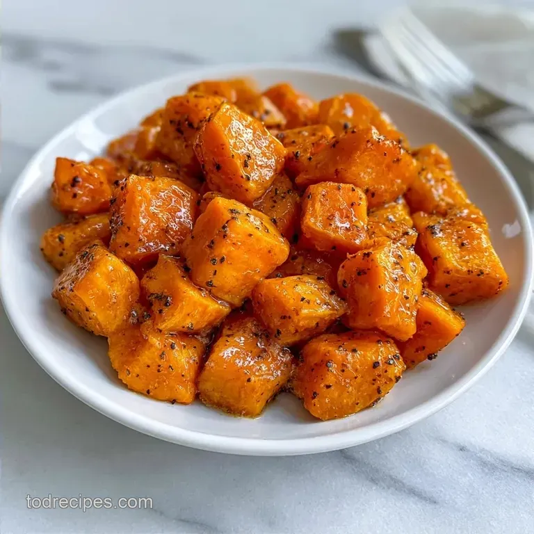 Boiled Sweet Potato Side Dish with Butter