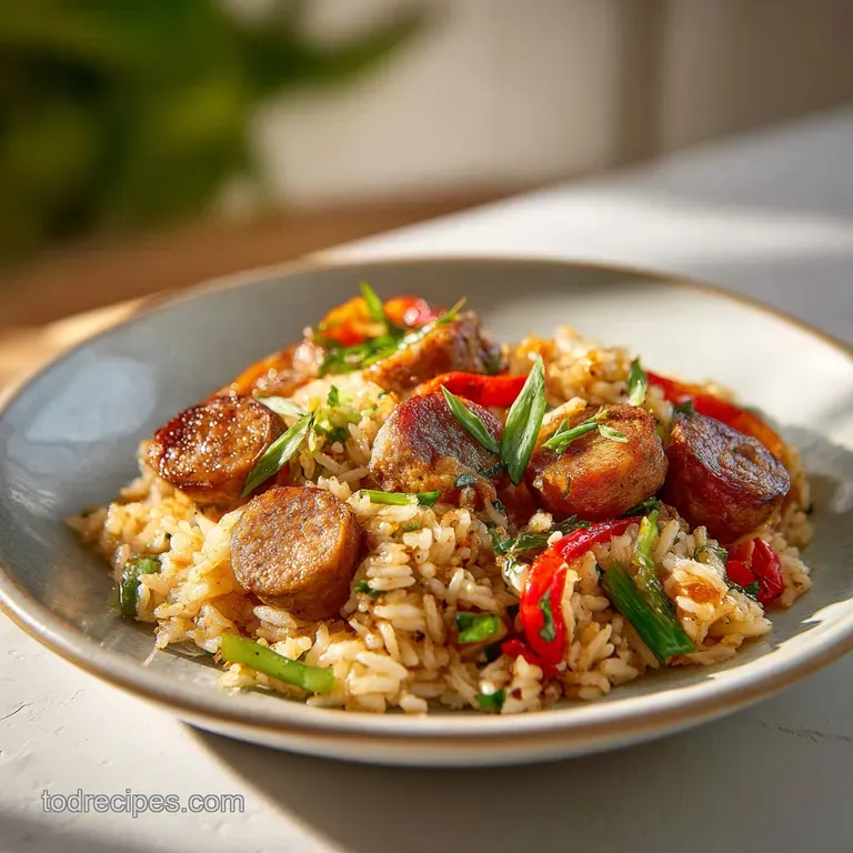 Cajun Sausage Rice Skillet: One-Pan Dinner