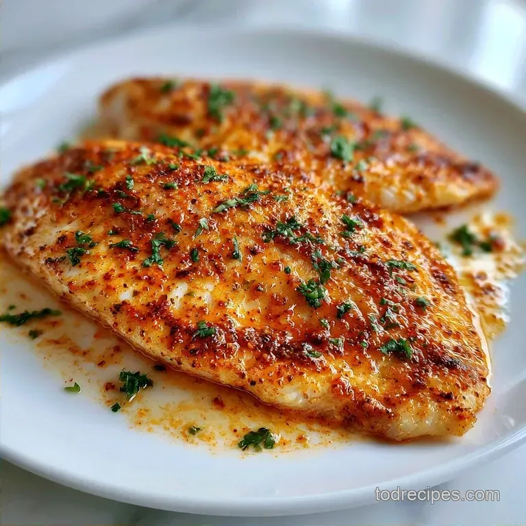 Healthy Caribbean Spiced Baked Tilapia