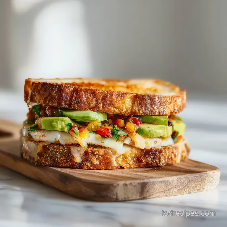 Chicken Avocado Melt Sandwich: Sourdough & Chipotle