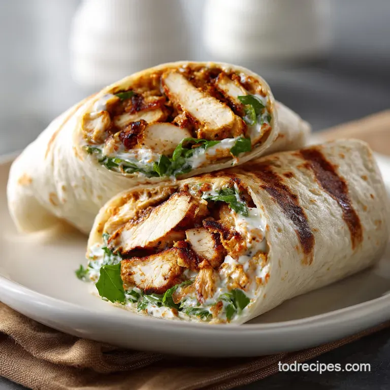 Chipotle Ranch Grilled Chicken Burrito