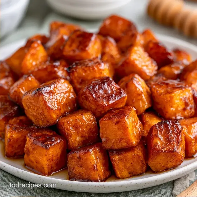 Cinnamon Roasted Sweet Potato Recipe: Caramelized