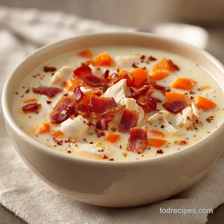 Creamy Crack Chicken Soup: Rich and Savory