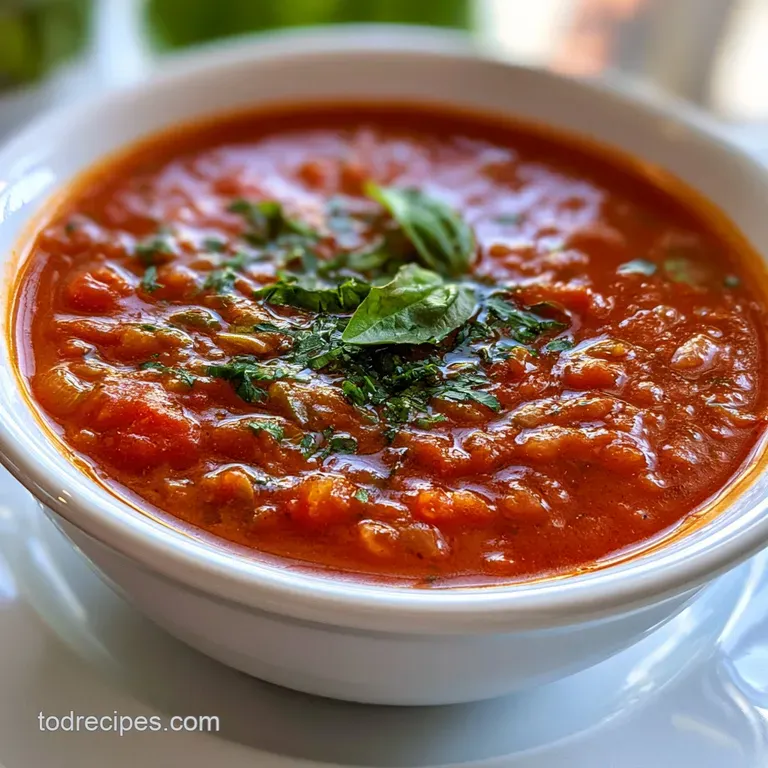 Creamy Tomato Soup: Steakhouse Style