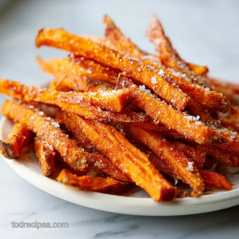 Oven Baked Sweet Potato Fries: Crispy