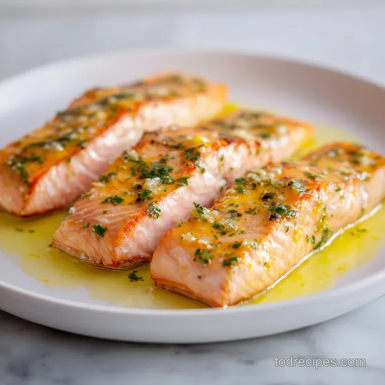 Garlic Butter Baked Salmon: Velvety and Tender