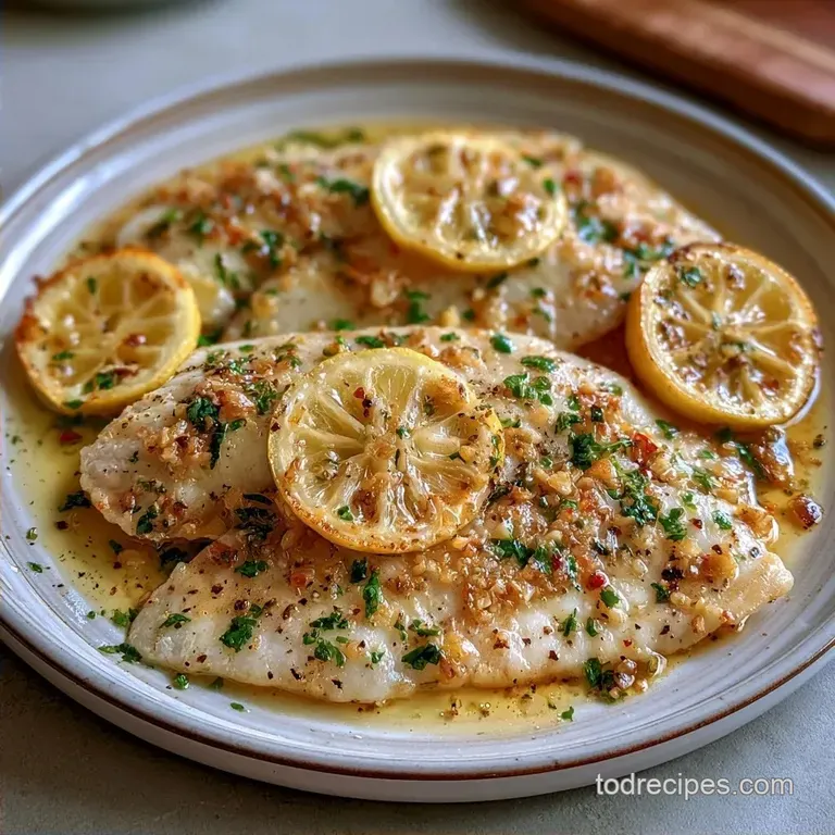 Low-Calorie Garlic Herb Baked Tilapia