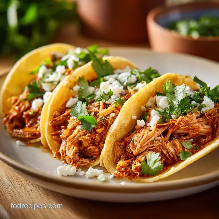 Instant Pot Chicken Carnitas Tacos: Healthy and Crispy