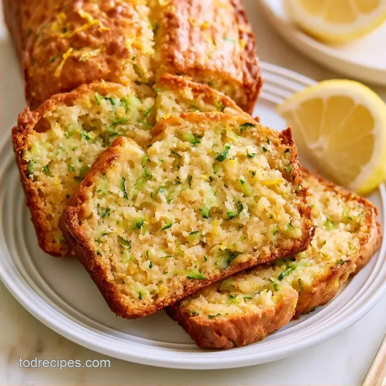 Lemon Zucchini Bread with a Tender Crumb