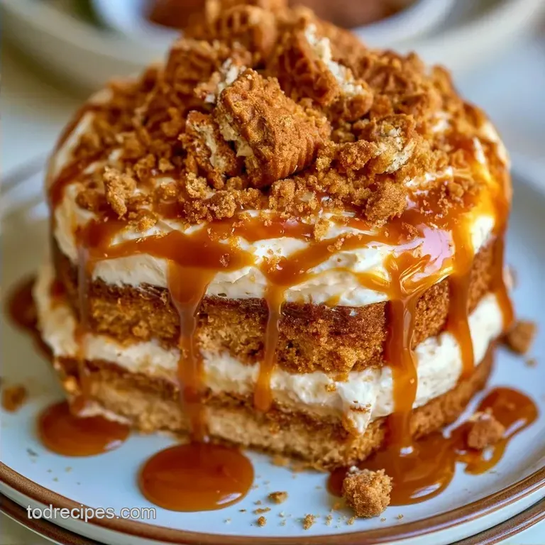 Moist Biscoff Cake: Tender and Spiced