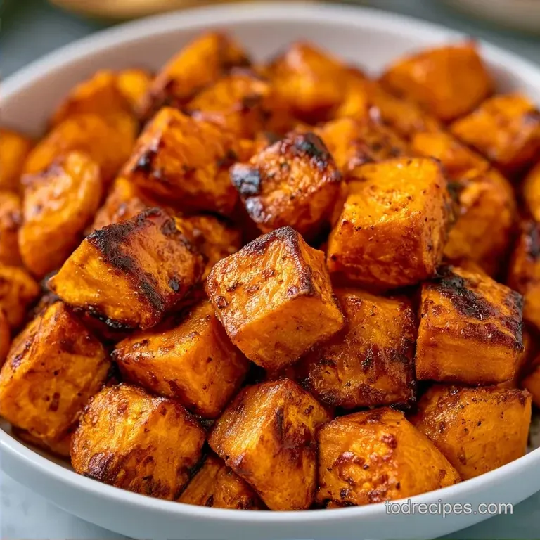 Oven Roasted Sweet Potato Cubes: Crispy and Golden