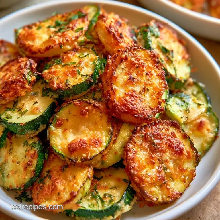 Crispy Parmesan Roasted Zucchini