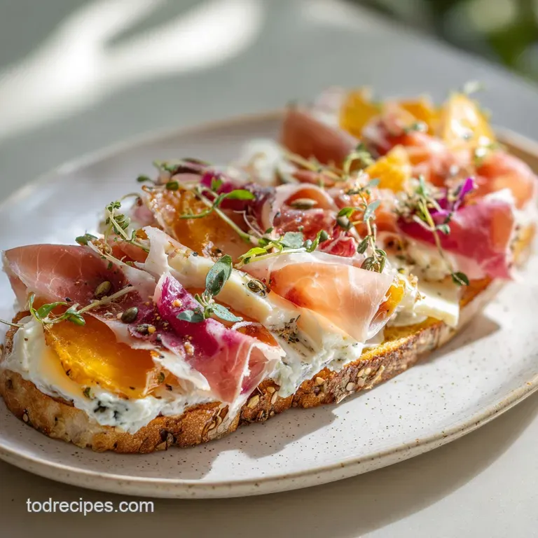 Prosciutto and Brie Charcuterie Board Assembly