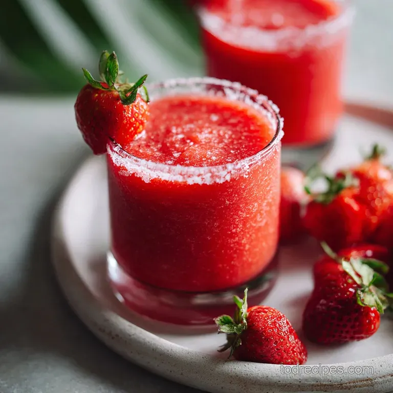 Spicy Strawberry Margarita Recipe