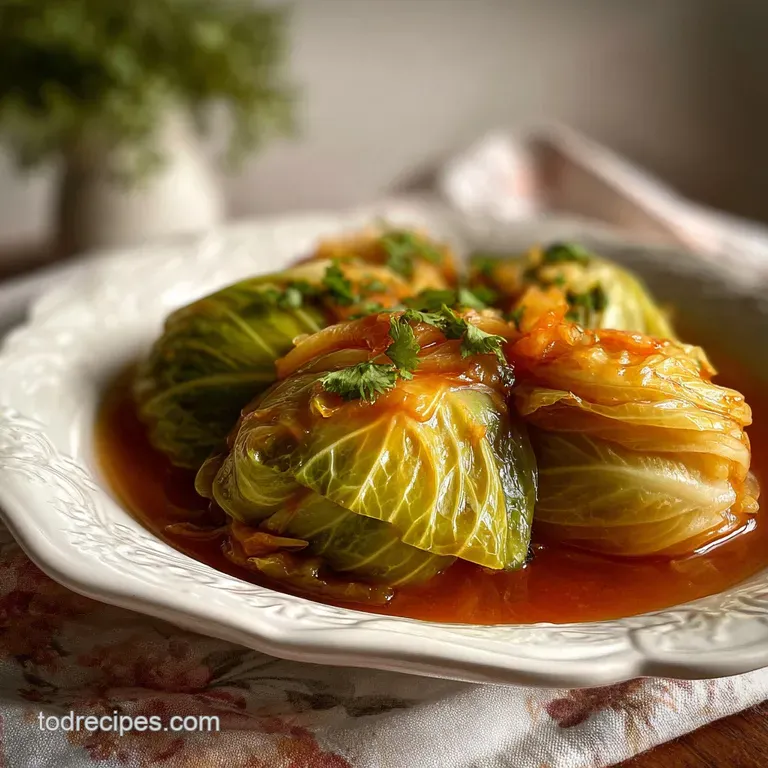 Sweet and Sour Stuffed Cabbage Recipe