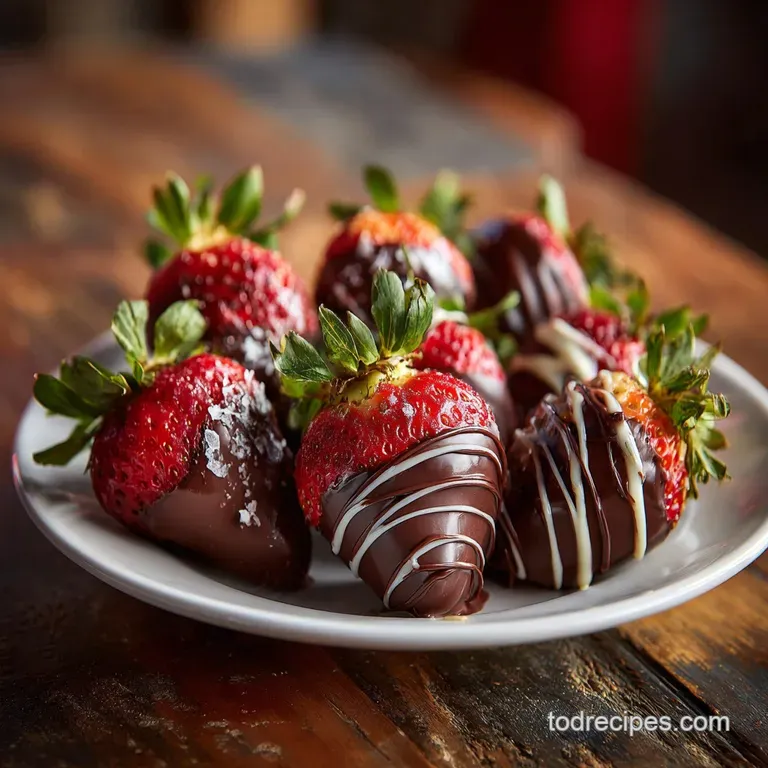 Valentines Day Chocolate Covered Strawberries Recipe