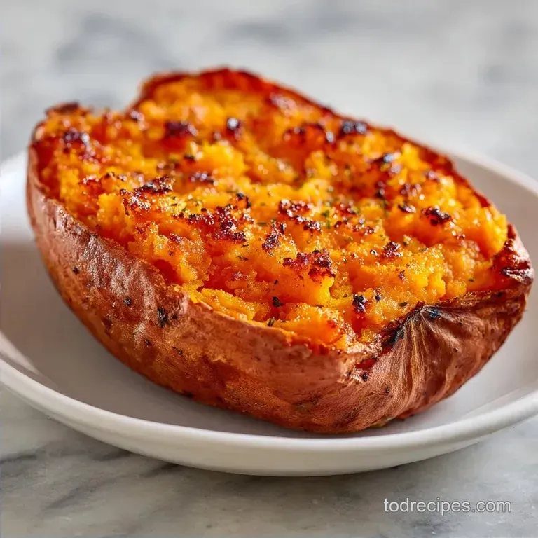 Whole Air Fryer Sweet Potato: Creamy and Roasted