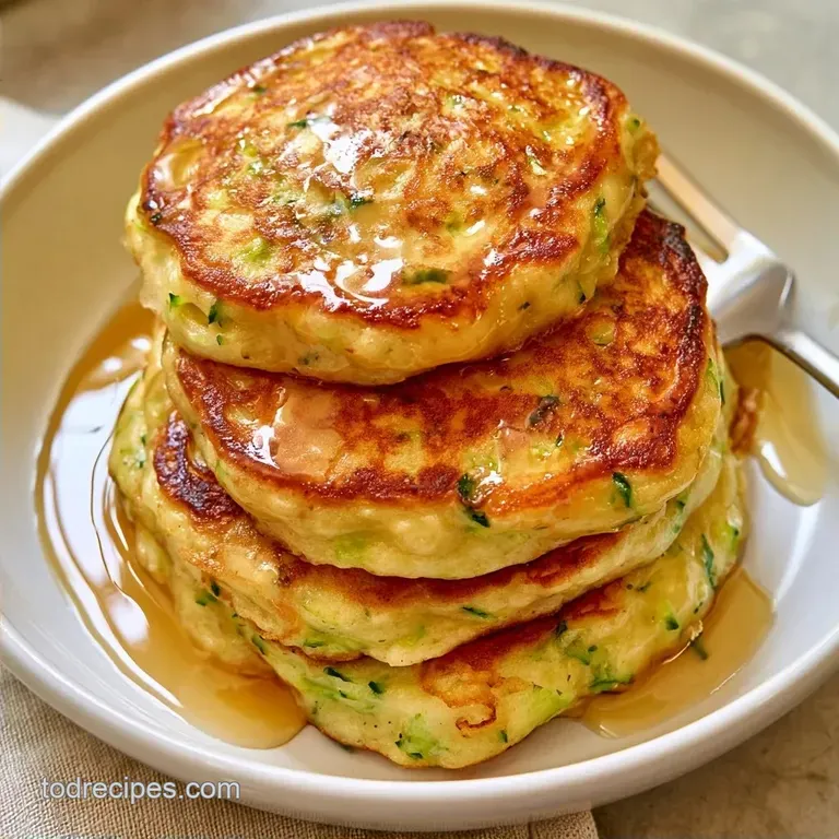 Fluffy Zucchini Bread Pancakes
