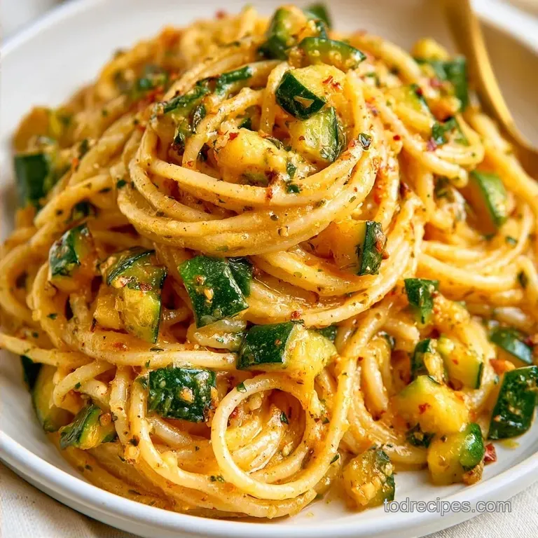 Quick Zucchini Butter Pasta